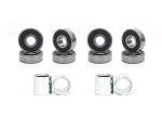 RaceBon 60mm 78A Longboard Wheels with Bearings