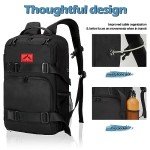 GoHimal Black Skateboard Backpack and Laptop Bag