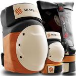 Adult Skate Pads with Wrist Guards - Size L Orange