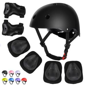 WayEee Kids Protective Helmet and Pad Set