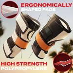 Adult Skate Pads with Wrist Guards - Size L Orange