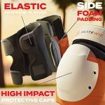 Adult Skate Pads with Wrist Guards - Size L Orange