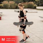 Adult Skate Pads with Wrist Guards - Size L Orange