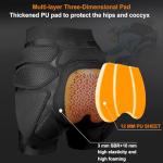 Padded Protective Shorts for Skating and Snowboarding