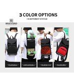 BRAVORD Adjustable Skateboard Carrier Backpack - Black