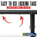 Madd Gear 99" Adjustable Skate Rail for All Levels