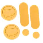 6-Pack Skateboard Gloves with Replaceable Sliders