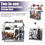 Heavy Duty Sports Gear Organizer with Hooks