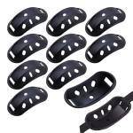 ZORZA 10-Pack Soft Chin Strap Pads for Helmets