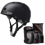 OutdoorMaster Skate Gear Set: Helmet, Pads, Wrist Guards