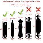 Cosmos Skateboard Backpack with Adjustable Strap