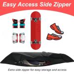 Cosmos Skateboard Backpack with Adjustable Strap