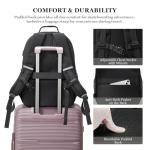 Large Skateboard Backpack with USB Port (Black)