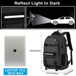 RUCYEN Skateboard Backpack with USB Charging Port