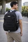 FUEL Rad Skater Backpack with Multi Pockets, Black