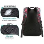 Pawsky Skateboard Anime Luminous Backpack School Backpack with USB Charging Port for Teen Boys, College School Bookbag Lightweight Laptop Bag with Sling Bag Set, Red