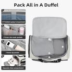 CLUCI Gym Bag for Men & Women, 35L Convertible Travel Sports Duffel Backpack with Shoe Compartment, Waterproof Carry-On for Fitness & Skateboard