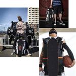 Pmsanzay Backpack Attachment Carrier Hanger Rack Hook Holder for Carrying Mini Cruiser, Cruiser Board,Skateboard - Fit Most Backpacks - Easy to Use - No Backpack