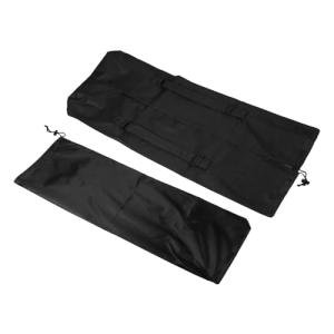 PATIKIL Skateboard Carry Bag, 2 Pack Skateboard Carrier Shoulder Bag Skateboard Rucksack with Inside Pocket, Black