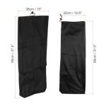 PATIKIL Skateboard Carry Bag, 2 Pack Skateboard Carrier Shoulder Bag Skateboard Rucksack with Inside Pocket, Black