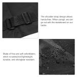 PATIKIL Skateboard Carry Bag, 2 Pack Skateboard Carrier Shoulder Bag Skateboard Rucksack with Inside Pocket, Black