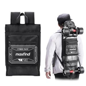 maxfind Professional Skateboard Backpack Waterproof Durable Multi-Functional Sports Bag for Electric Skateboard & Longboard, Commuting Travel Backpack with Adjustable Straps