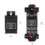 maxfind Professional Skateboard Backpack Waterproof Durable Multi-Functional Sports Bag for Electric Skateboard & Longboard, Commuting Travel Backpack with Adjustable Straps