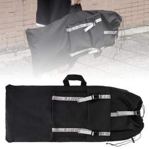 Tobefore Large Skateboard Backpack - Fits 30 Inch & Oversize Skateboards up to 33", Waterproof Durable Skate Bag with Adjustable Shoulder Strap, Outer Pocket & Reflective Zipper Chain