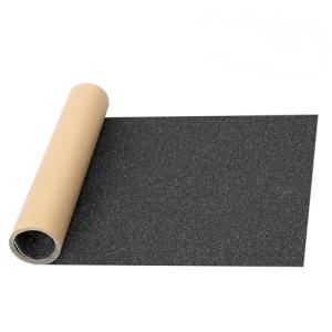 Aolabela Grip Tape, 33" x 9", No Air Bubbles, Black Griptape for Skateboards & Scooters