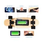 Electric Skateboard with Remote Control, 20 MPH Speed