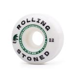 Rolling Stoned Skateboard Wheel Set - High Performance Skateboard Wheels, 99a, 53mm