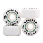 Rolling Stoned Skateboard Wheel Set - High Performance Skateboard Wheels, 99a, 53mm
