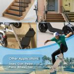 Aolabela Grip Tape, 33" x 9", No Air Bubbles, Black Griptape for Skateboards & Scooters