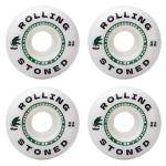 Rolling Stoned Skateboard Wheel Set - High Performance Skateboard Wheels, 99a, 53mm
