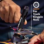 Deleven Skate Tool All-in-One Lightweight Portable Skateboard Tool - T Tool with Allen Wrench, Phillips Head Screwdriver - Adjust Roller Skates, Longboards, Skateboards, Quads, Wheels, Trucks, Kingpin