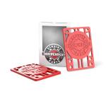 INDEPENDENT Trucks Skateboard Hardware 1" Black/Red + Tool + Red Indy Risers
