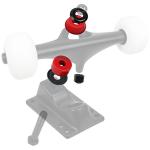 Dime Bag Hardware Skateboard Truck Rebuild Kit Bushings Washers Pivot Cups for 2 Trucks (96A Red)