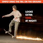 Tail Devil Skateboard Spark Plate - Sparks for Your Skateboard | Ultimate Skateboarder's Accessory | A Tail Plate Attachment for Cool Sparking Effect (1 Pack)