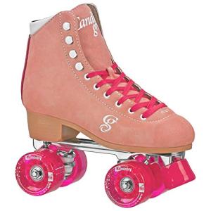 Candi GRL Carlin Peach/Pink Quad Roller Skates Size 8