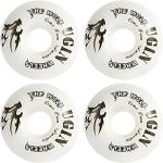LONTOHCE Skateboard Wheels 52mm 95A with Tool Set, Skateboard Wheel Bearings,Skateboard Tools Washers, Freestyle Skateboard Wheel Tips Street Skateboard (White)