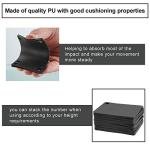 Outus 10 Pieces 3 mm Skateboard Riser Shock Pads Longboard Rise Mats Skateboard Shock Mat Soft Longboard Shockpads