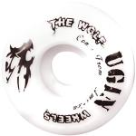 LONTOHCE Skateboard Wheels 52mm 95A with Tool Set, Skateboard Wheel Bearings,Skateboard Tools Washers, Freestyle Skateboard Wheel Tips Street Skateboard (White)