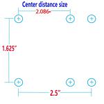 vanpro Longboard Skateboard 1/8" Riser Pads PU Shock Pads Hardware Mounting Screws Nuts(Snow Golden, Pack of 1 Set)