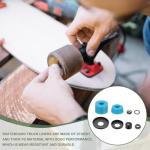 YELARXI Skateboard Bushings, Skateboard Truck Rebuild Long-Board Kit Bushings Washers Pivot Cups-Fitting for (Outdoor Skateboard Parts) 92A & PU & White