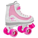 Roller Derby FireStar Youth Girl's Roller Skate White/Pink Size 3