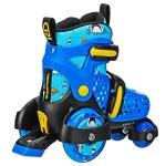 Fun Roll Beginner Roller Skates by Roller Derby, Adjustable Sizing, Skates for Kids, Toddlers, Boys, Girls