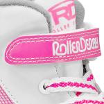 Roller Derby FireStar Youth Girl's Roller Skate White/Pink Size 3