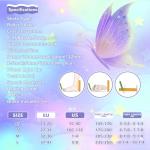 Kids Roller Skates for Girls Boys - Purple for Big Kids Age 7 8 9 10 - Adjustable All Light up Wheels Butterfly and Flower Indoor Outdoor Sports Birthday Gift for Son and Grandson