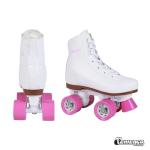 Chicago Girls Rink Roller Skates – Classic High-Top Quad Skates, Padded Ankle Collar, 54mm Urethane Wheels, Adjustable Trucks, Indoor & Outdoor