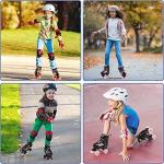 Nattork Kids Roller Skates for Boys Girls, 4 Sizes Adjustable Quad Skates with Light up Wheels,Beginner Kids Roller Skates Indoor Outdoor